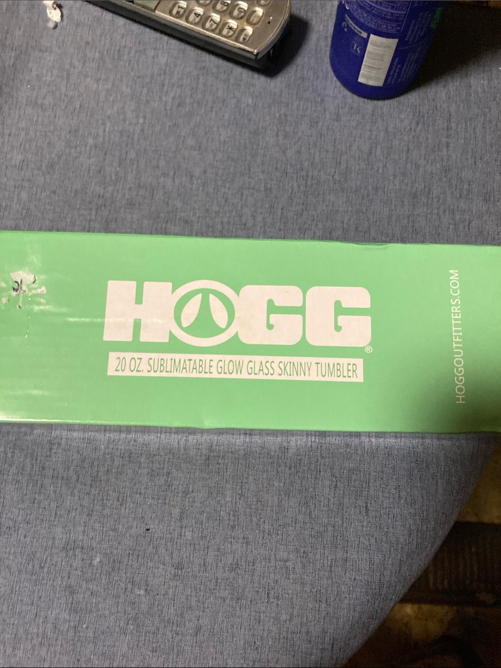 HOGG 20 oz Sublimatable Glow Glass Skinny Tumbler -